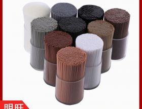 黑色尼龍波紋絲，專業生產設備[明旺]