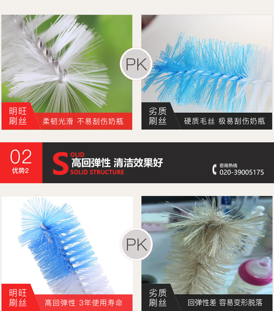 軟毛刷用的尼龍絲是什么材質？[明旺]